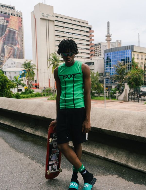 GREEN NXXN TANK TOP